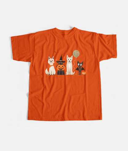 Halloween Pets Pumpkin Party Tee