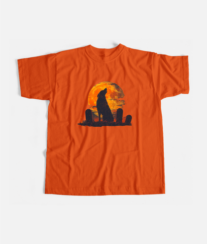 Halloween Howling German Shepherd Tee