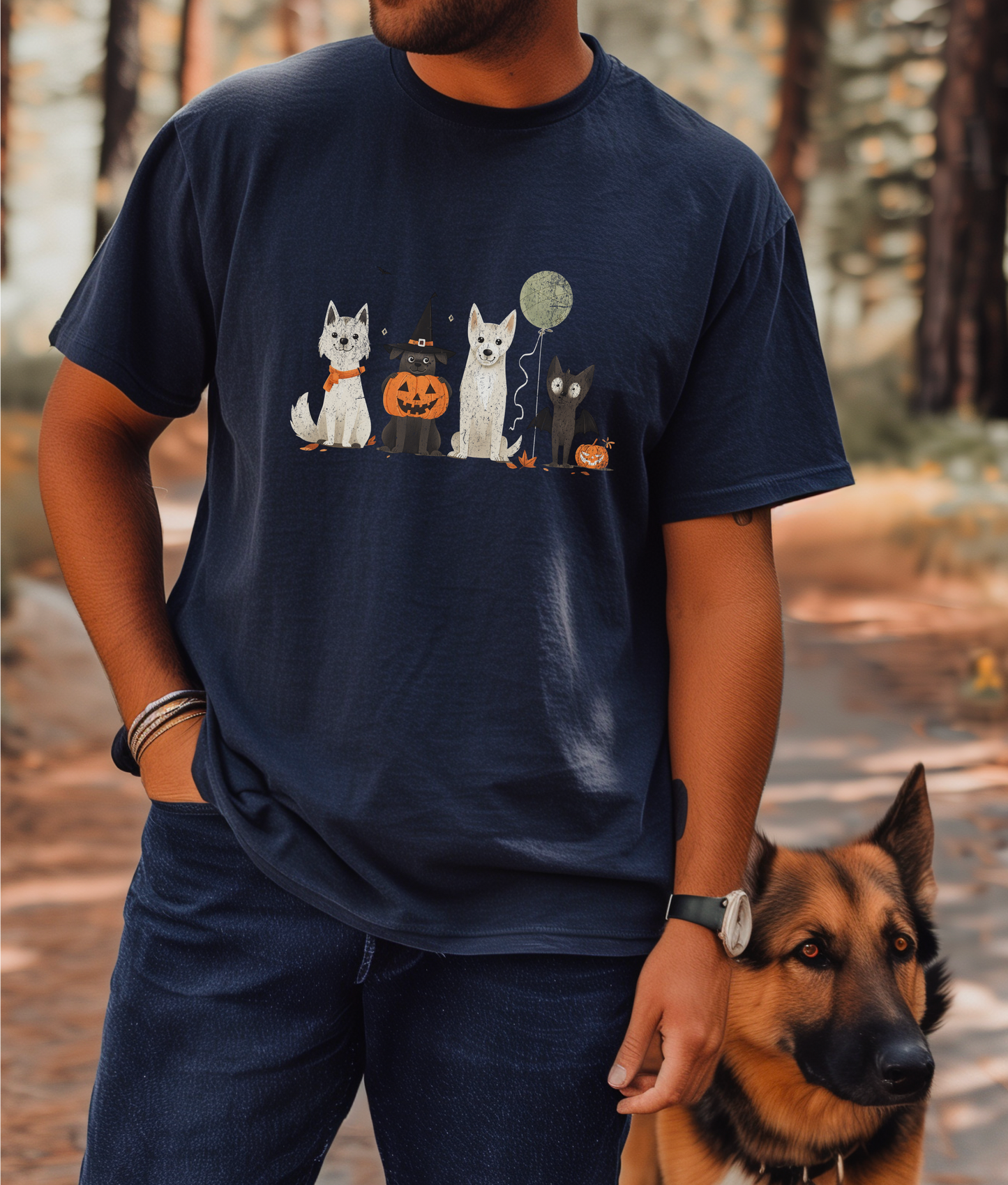 Halloween Pets Pumpkin Party Tee