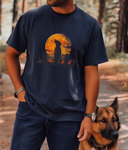 Halloween Howling Labrador Tee