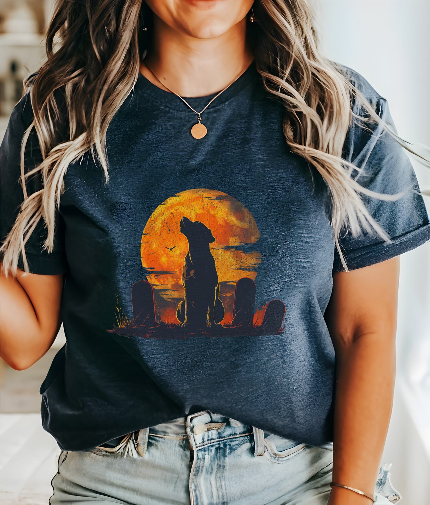 Halloween Howling Labrador Tee