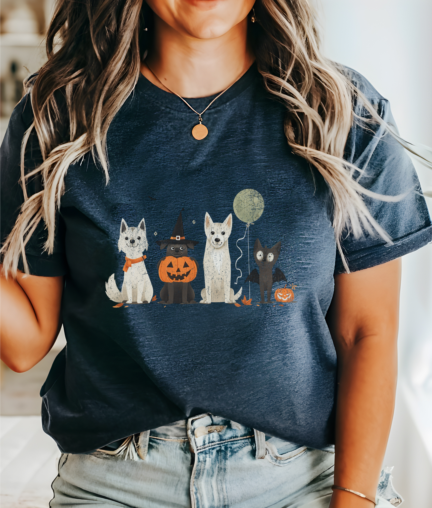 Halloween Pets Pumpkin Party Tee