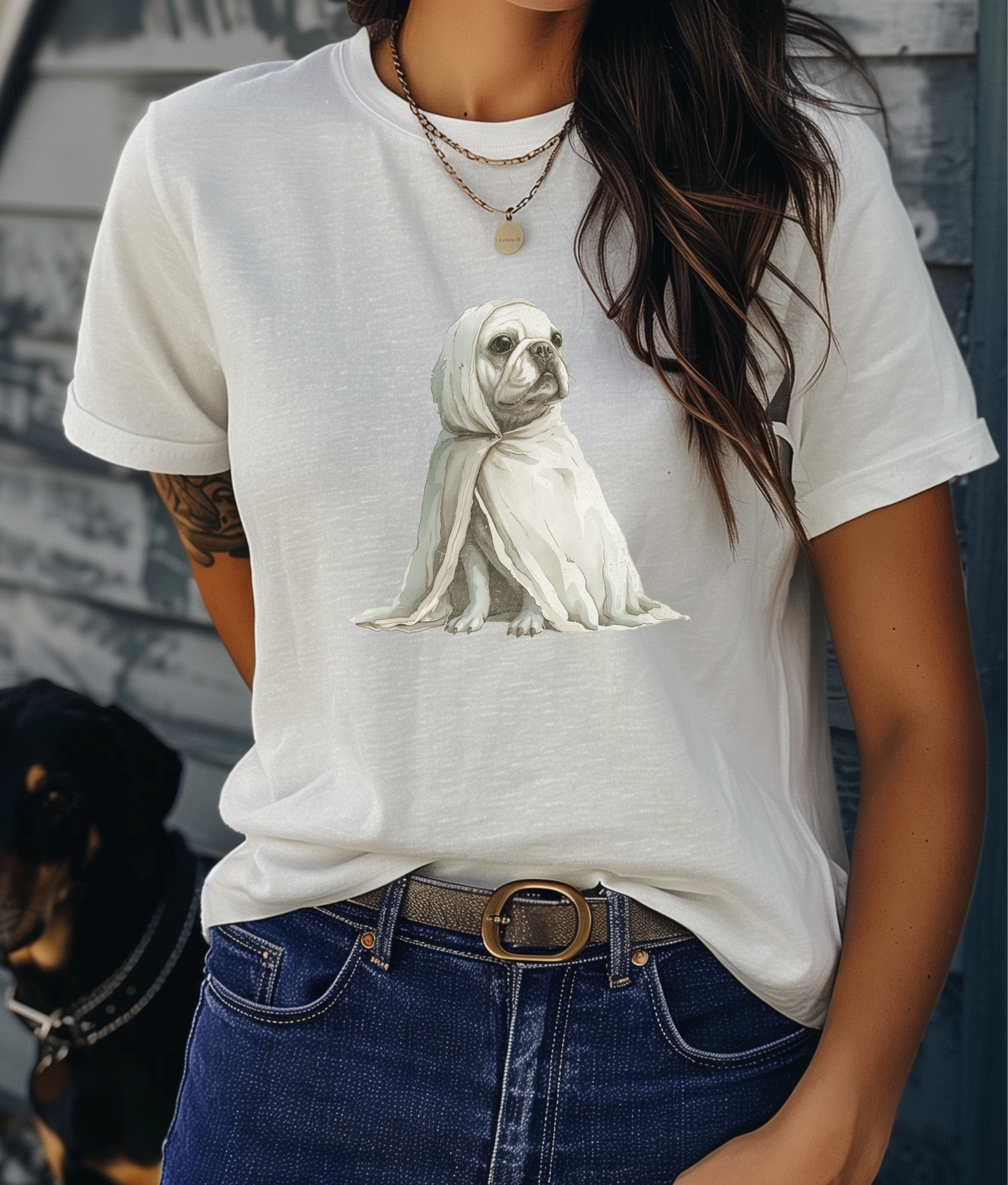 Ghost Dog Halloween Tee