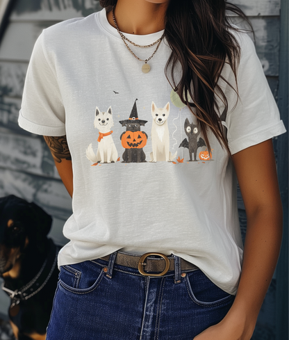 Halloween Pets Pumpkin Party Tee