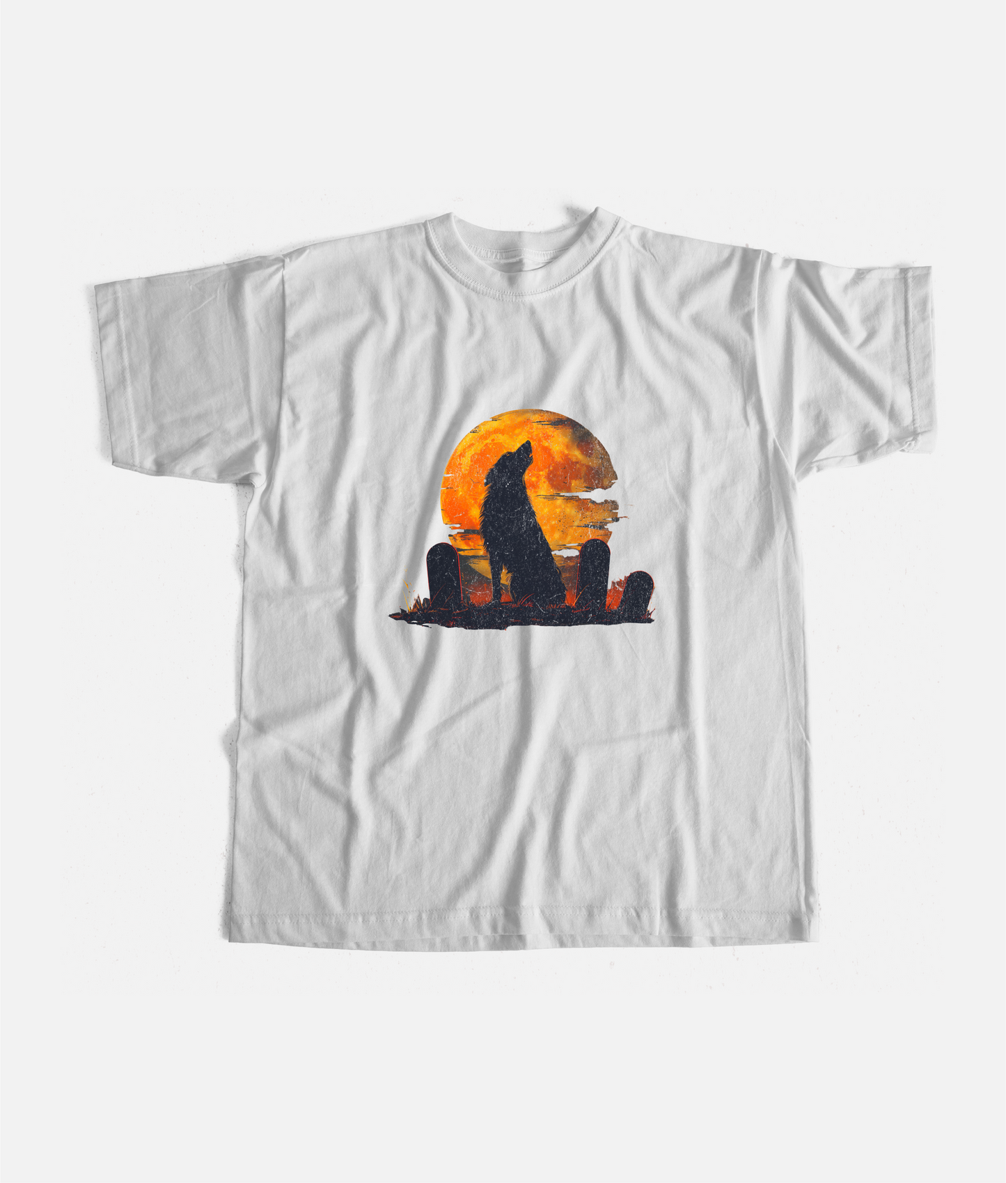 Halloween Howling German Shepherd Tee