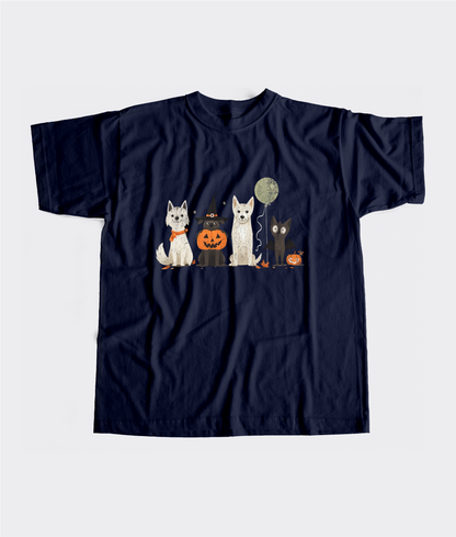 Halloween Pets Pumpkin Party Tee