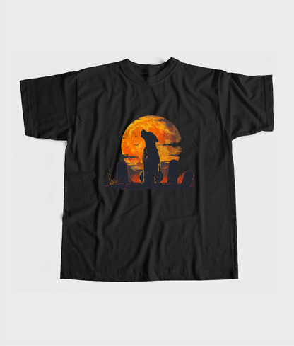 Halloween Howling Labrador Tee